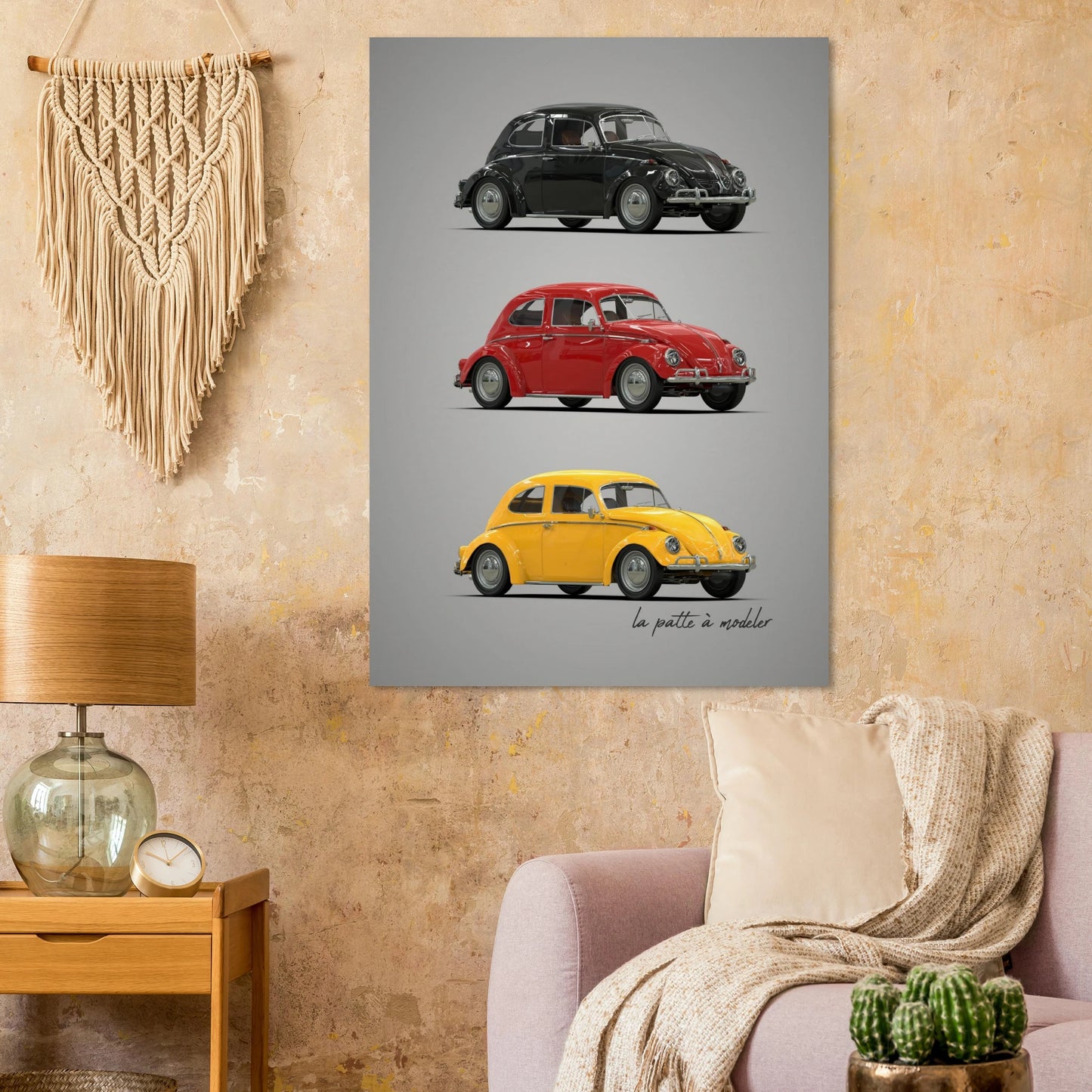 German Classic Car Poster - Vintage Automotive Art Print