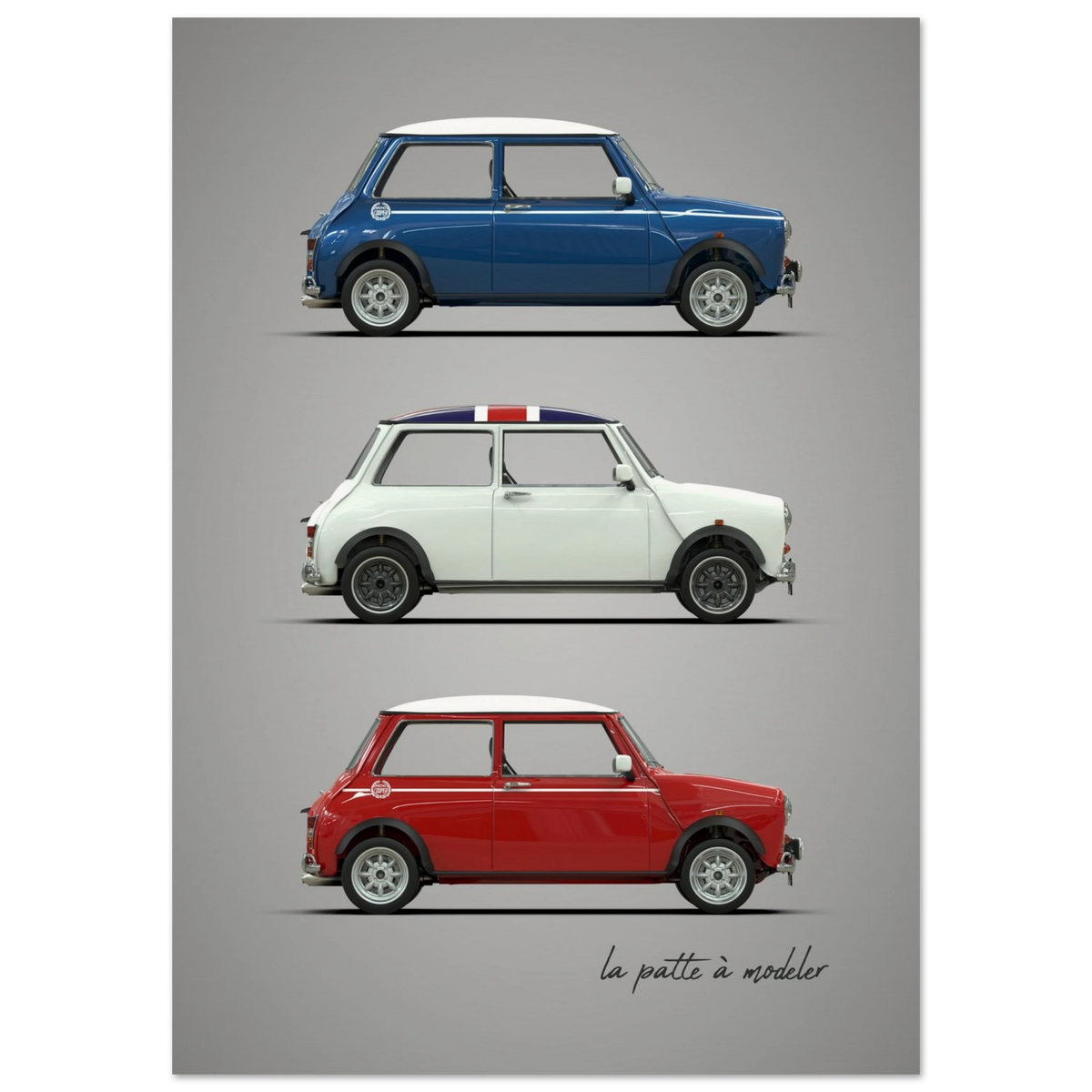 British Classic Icon Poster - Vintage Car Art Print