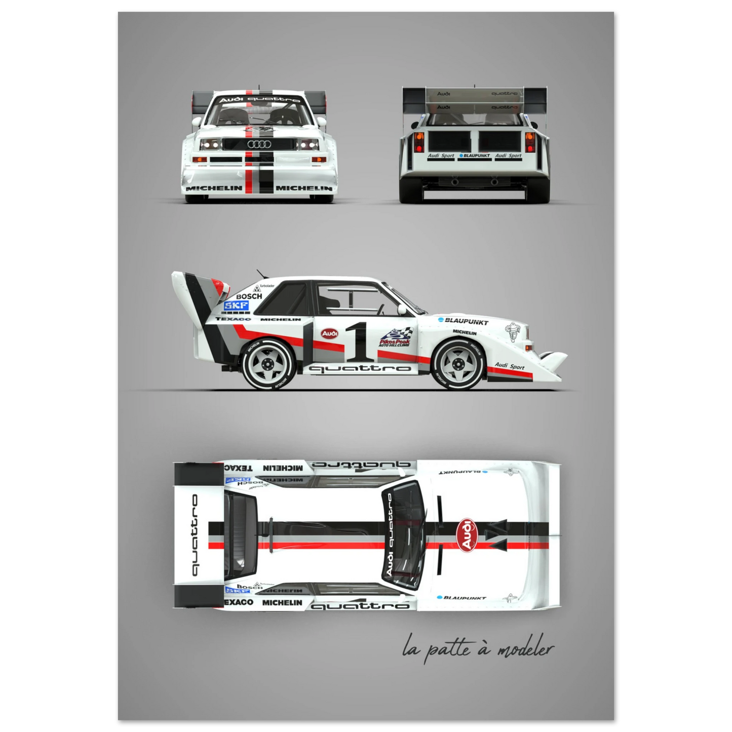 German Rally Legend Aluminum Print - 4WD Motorsport Art