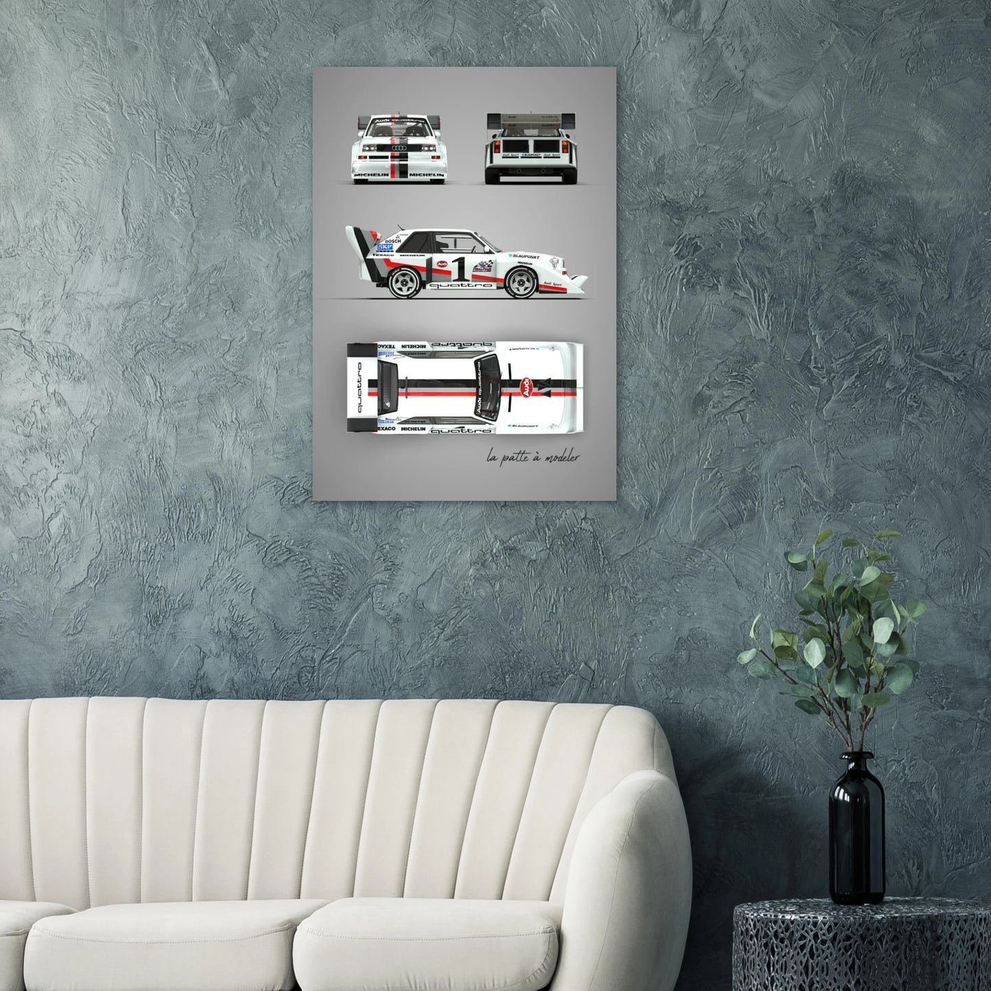 German Rally Legend Aluminum Print - 4WD Motorsport Art