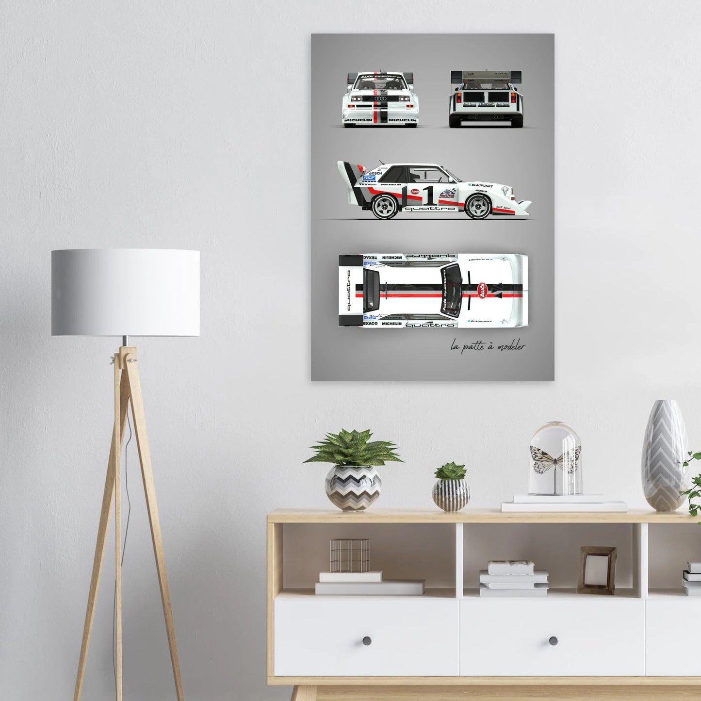 German Rally Legend Aluminum Print - 4WD Motorsport Art