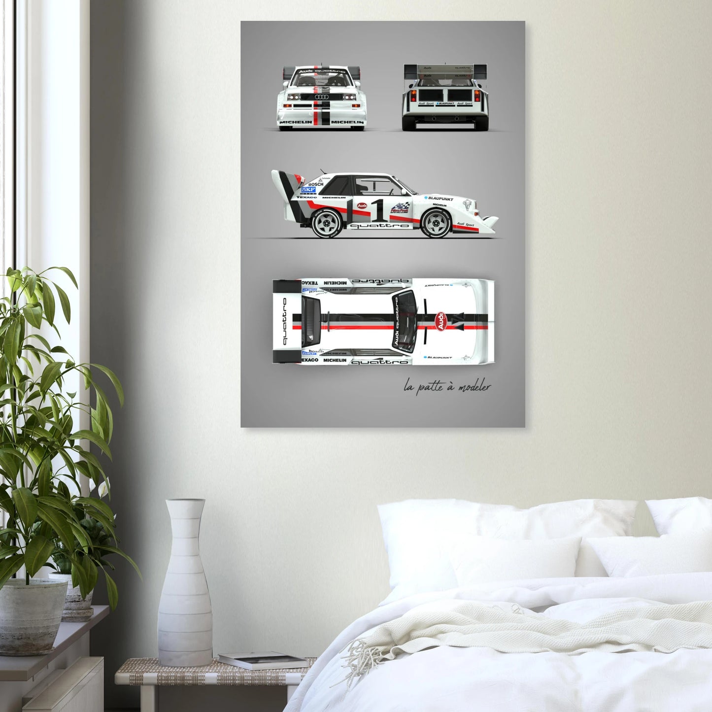 German Rally Legend Aluminum Print - 4WD Motorsport Art
