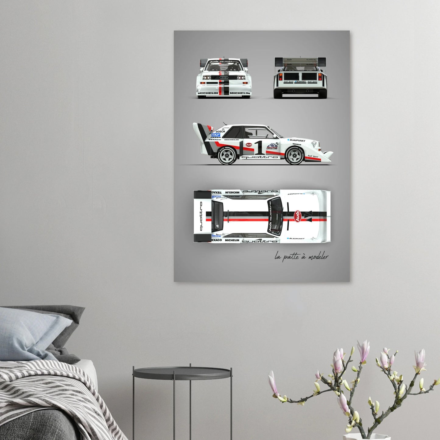 German Rally Legend Aluminum Print - 4WD Motorsport Art