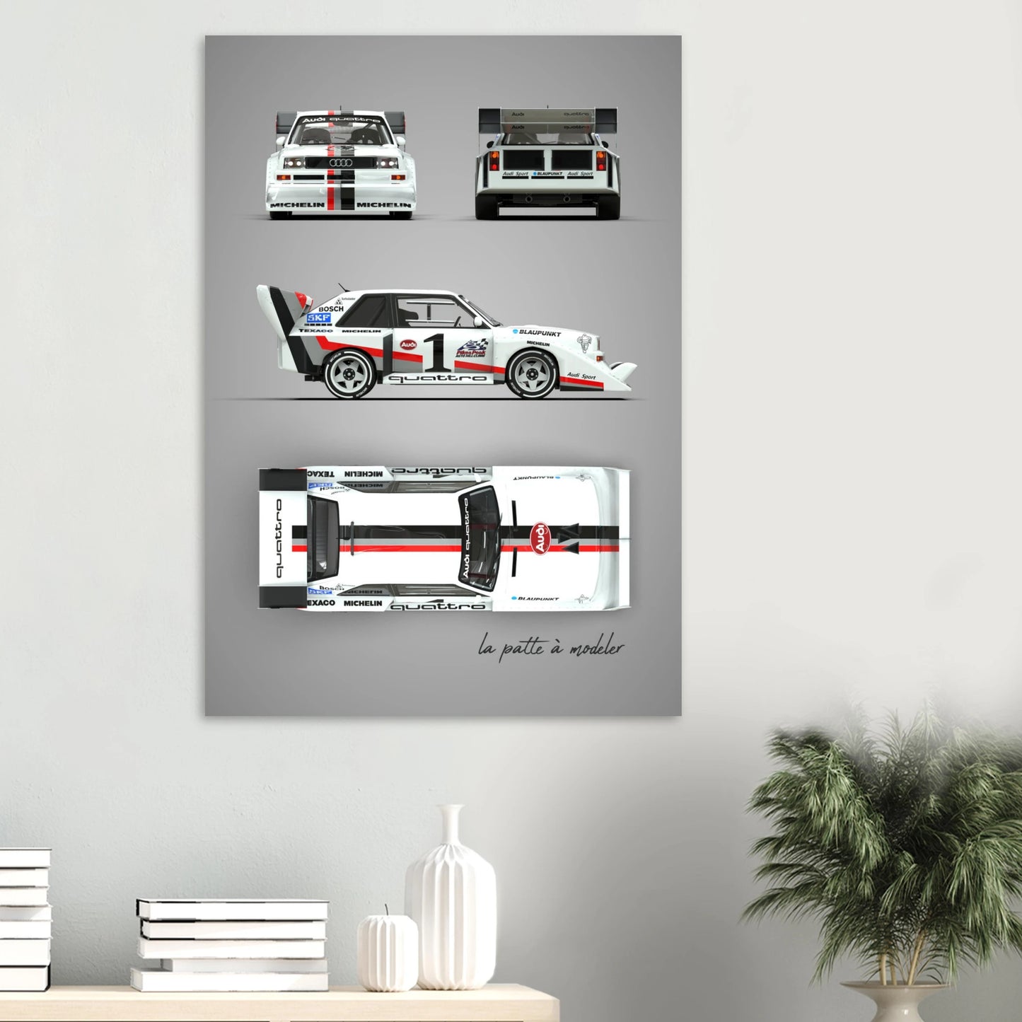 German Rally Legend Aluminum Print - 4WD Motorsport Art