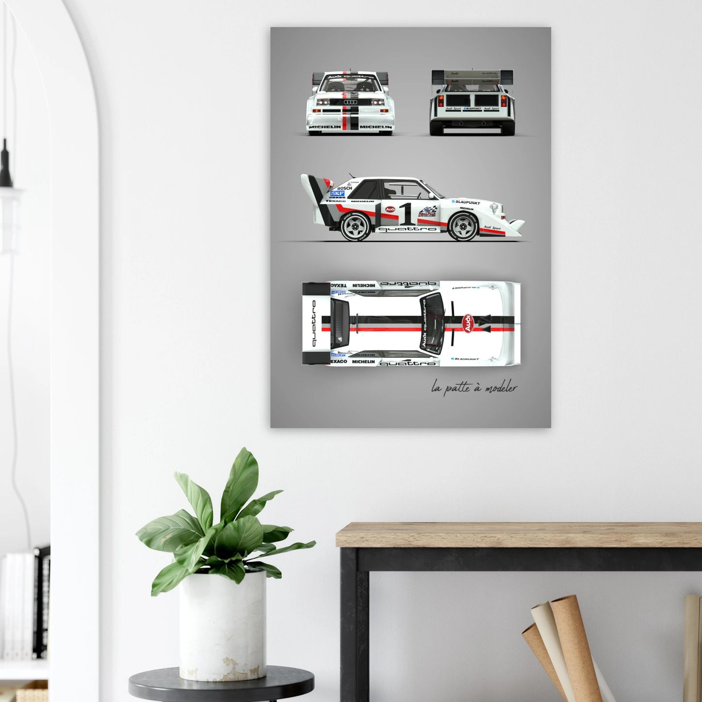 German Rally Legend Aluminum Print - 4WD Motorsport Art