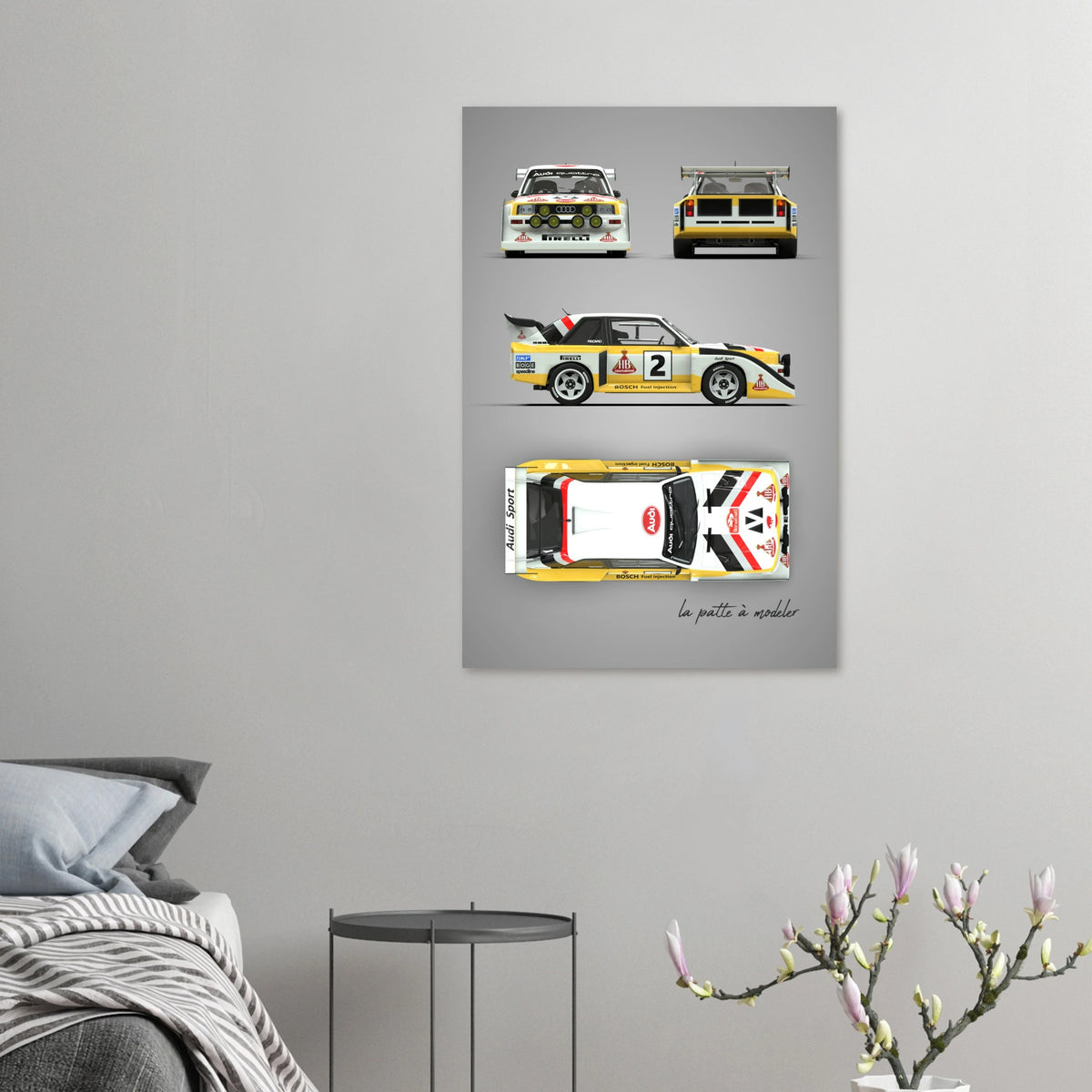 German Rally Legend Aluminum Print - 4WD Motorsport Art