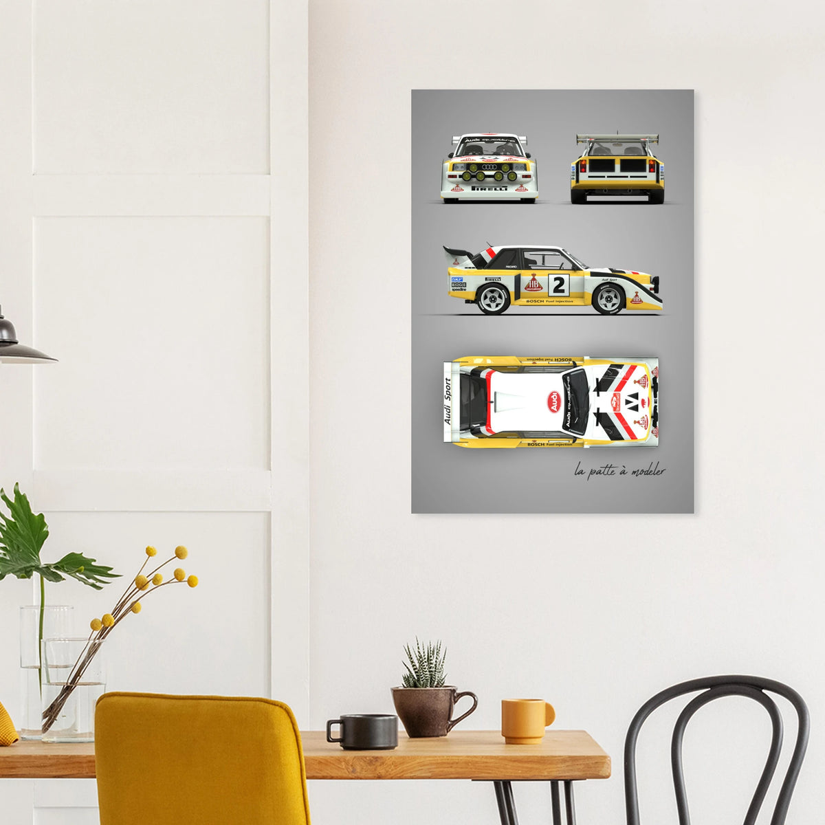 German Rally Legend Aluminum Print - 4WD Motorsport Art