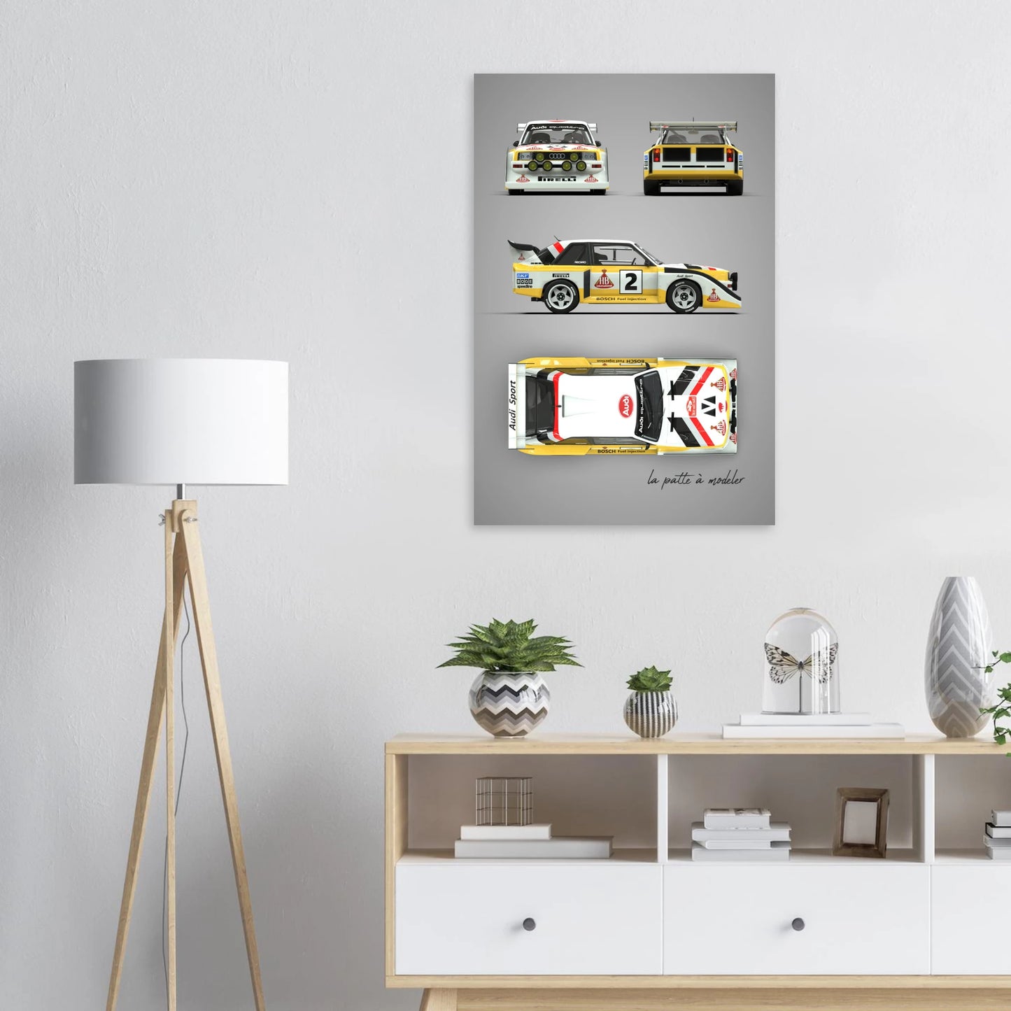 German Rally Legend Aluminum Print - 4WD Motorsport Art