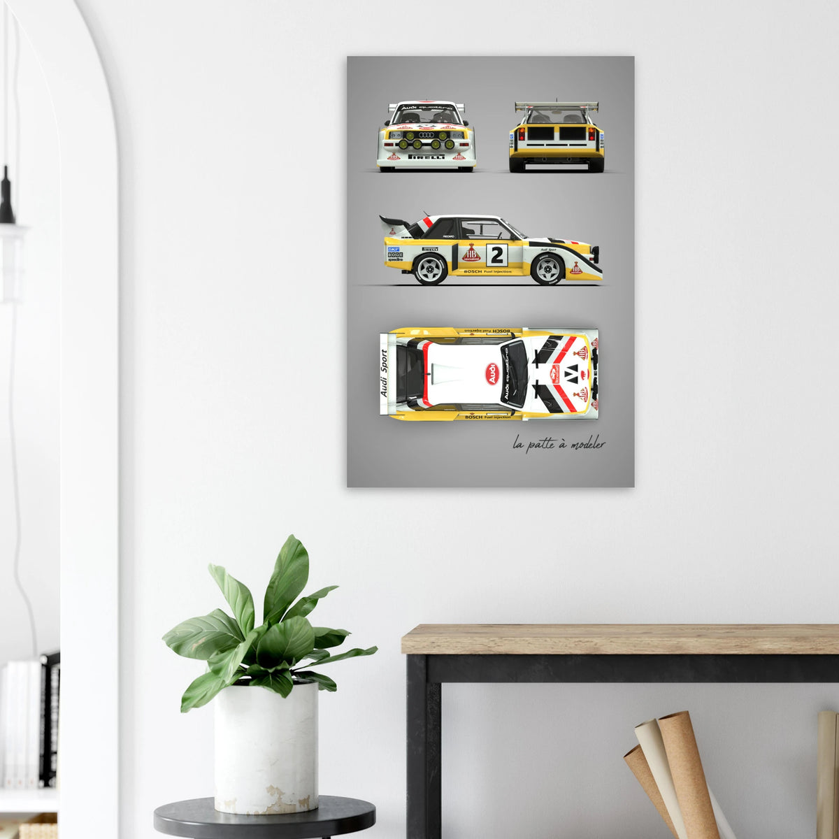 German Rally Legend Aluminum Print - 4WD Motorsport Art