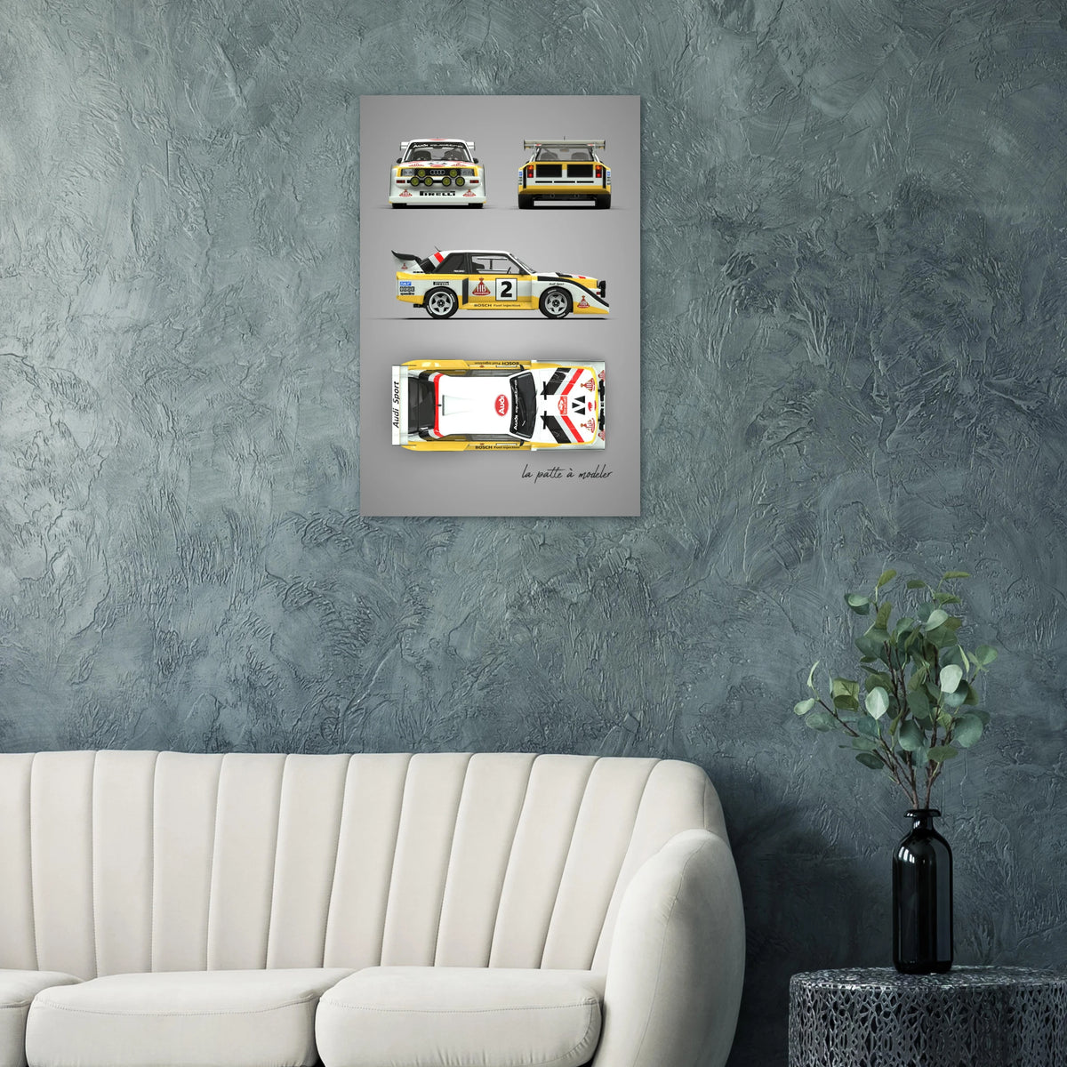 German Rally Legend Aluminum Print - 4WD Motorsport Art