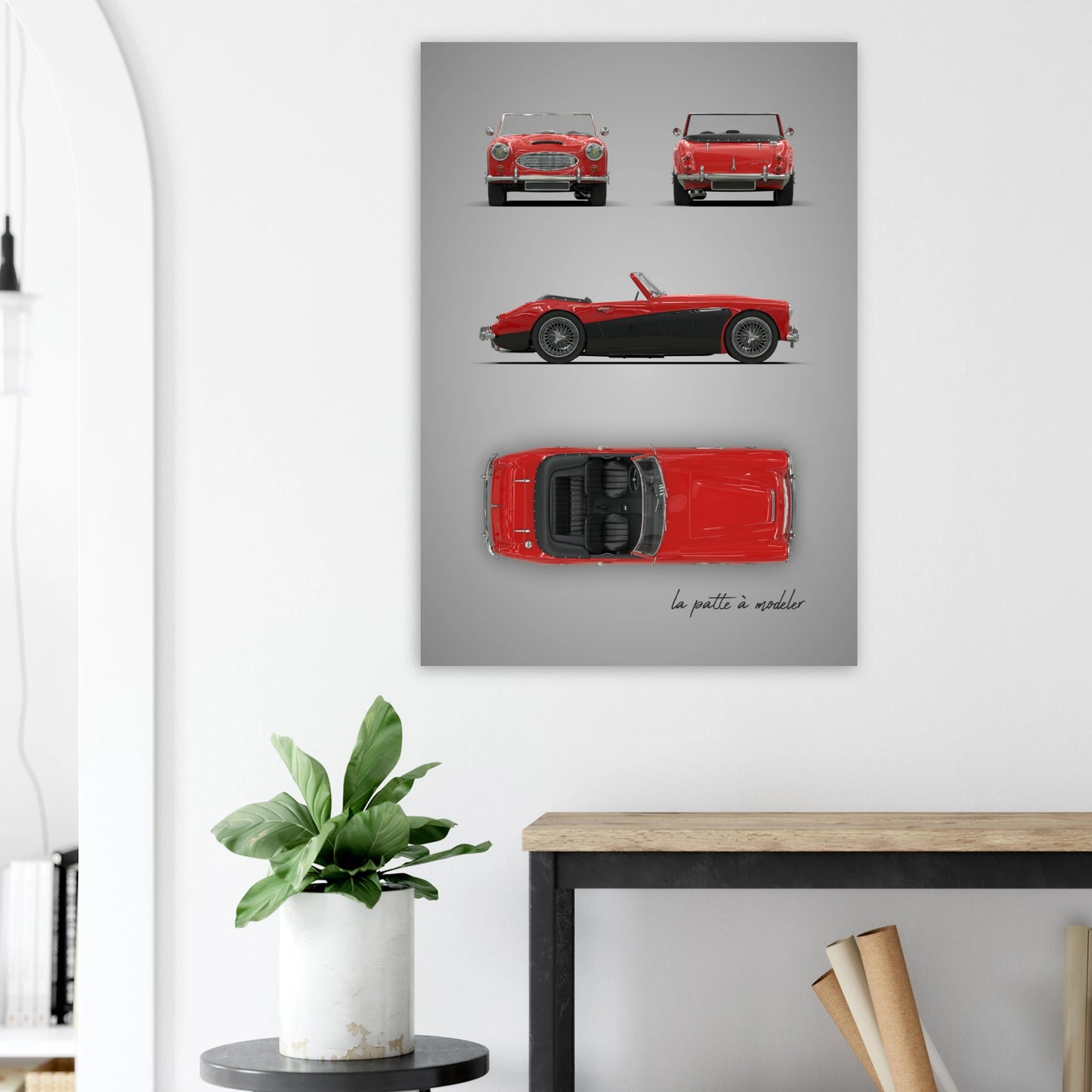 art, poster, aluminium print, wall art, automotive, gift, blueprint, car enthusiast, vintage car, classic car, motorcycle, race car, rally car, home decor