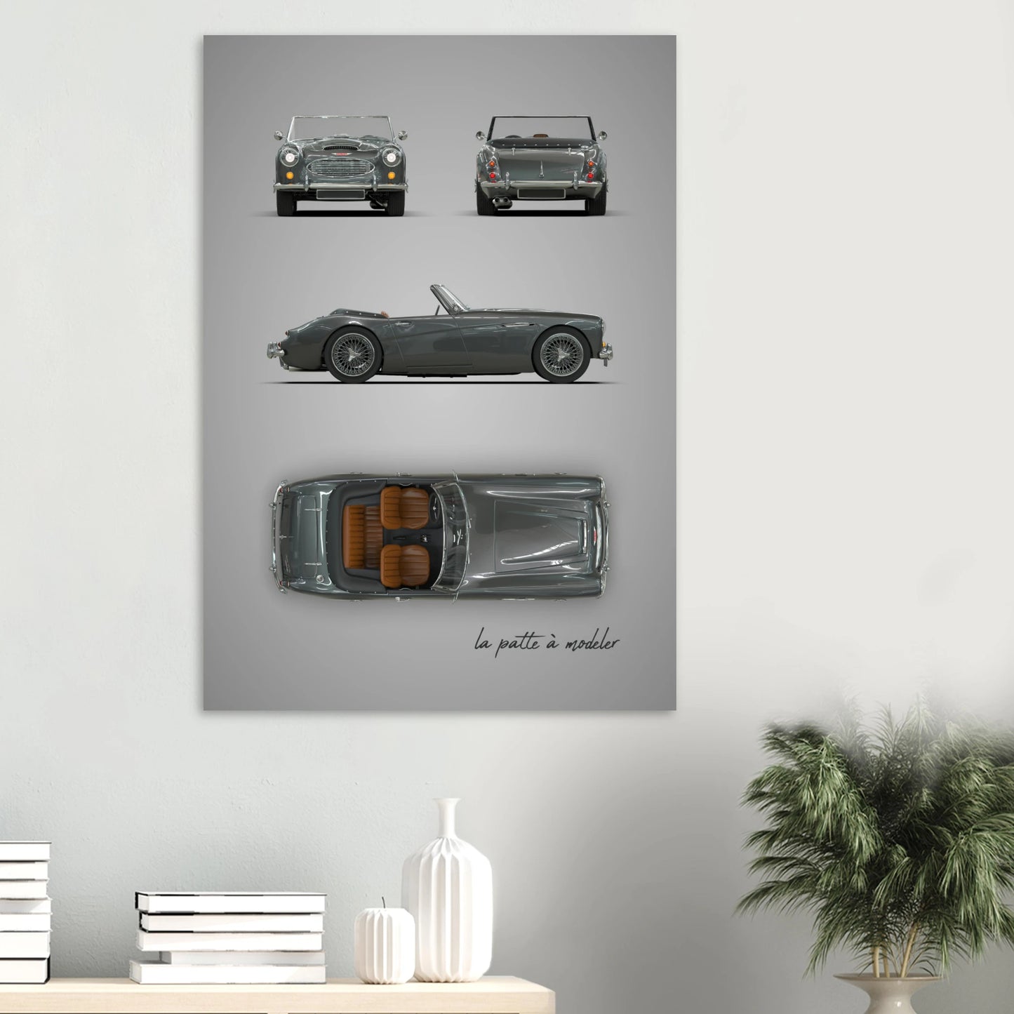 art, poster, aluminium print, wall art, automotive, gift, blueprint, car enthusiast, vintage car, classic car, motorcycle, race car, rally car, home decor
