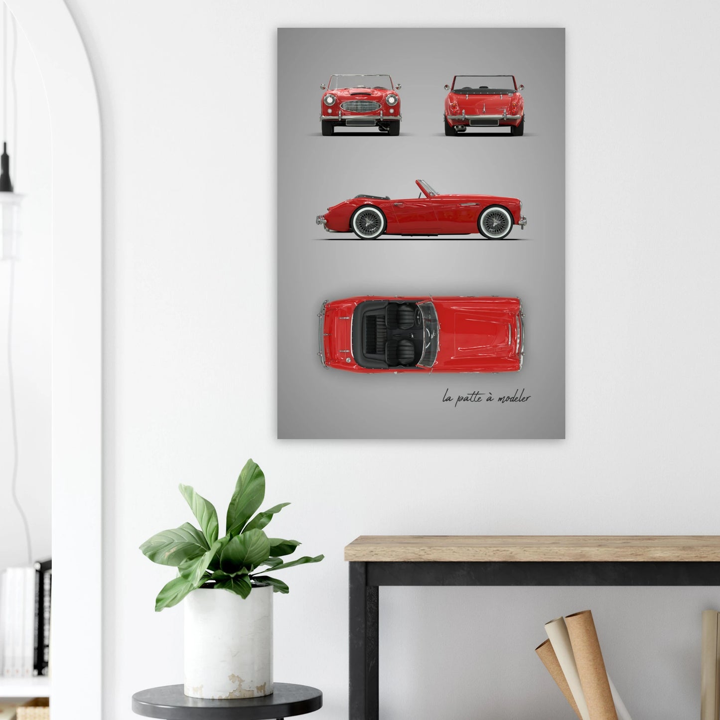 art, poster, aluminium print, wall art, automotive, gift, blueprint, car enthusiast, vintage car, classic car, motorcycle, race car, rally car, home decor
