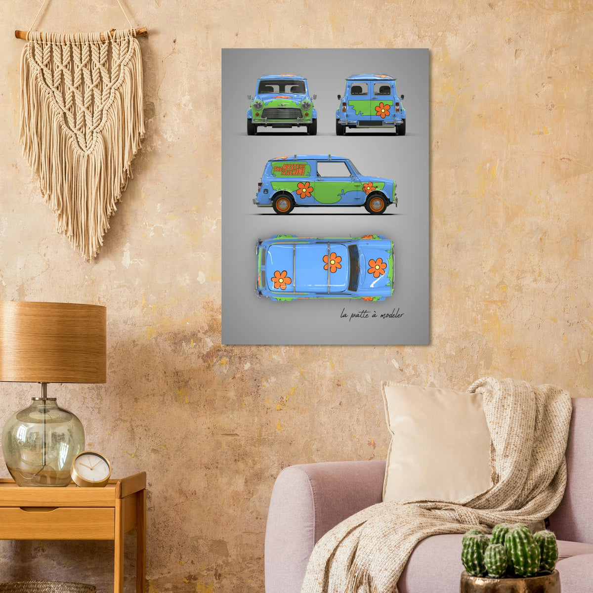British Classic Car Aluminum Print - Custom Compact Icon Art