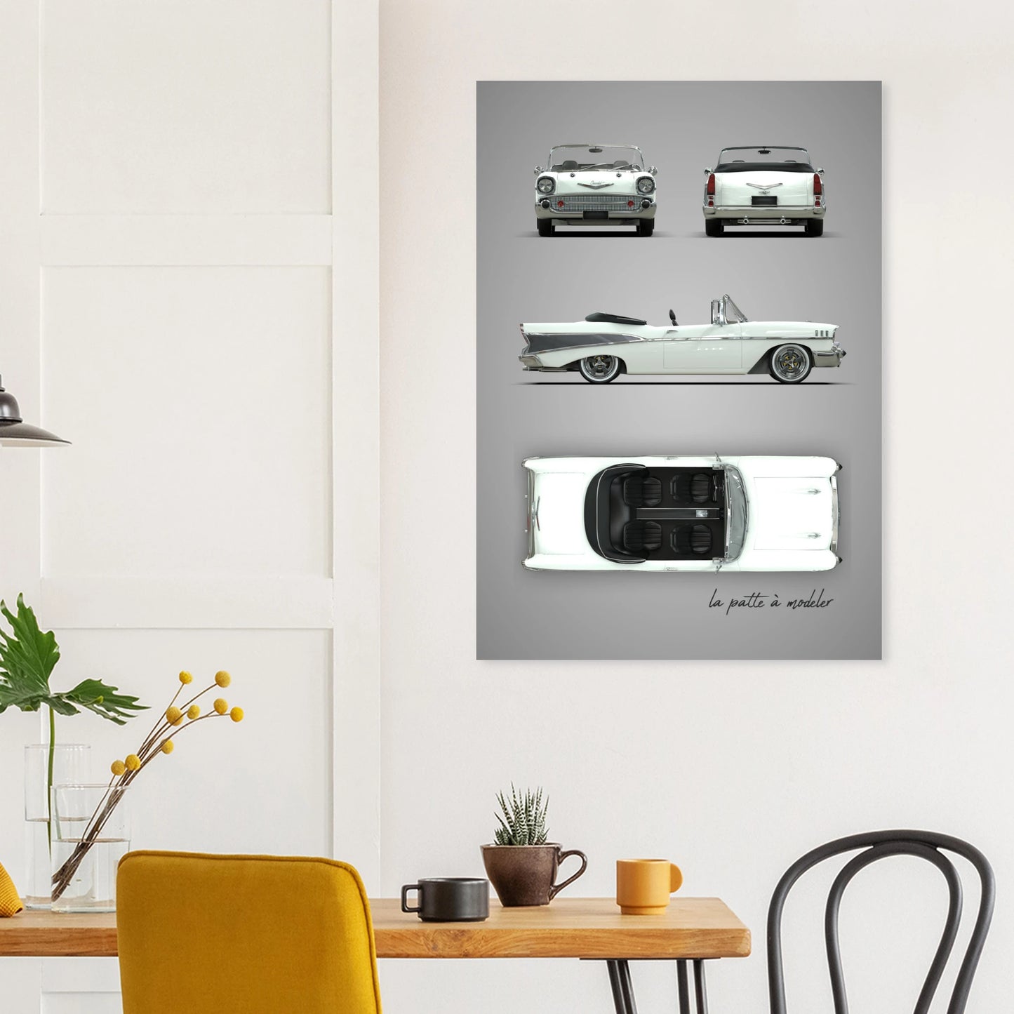 art, poster, aluminium print, wall art, automotive, gift, blueprint, car enthusiast, vintage car, classic car, motorcycle, race car, rally car, home decor