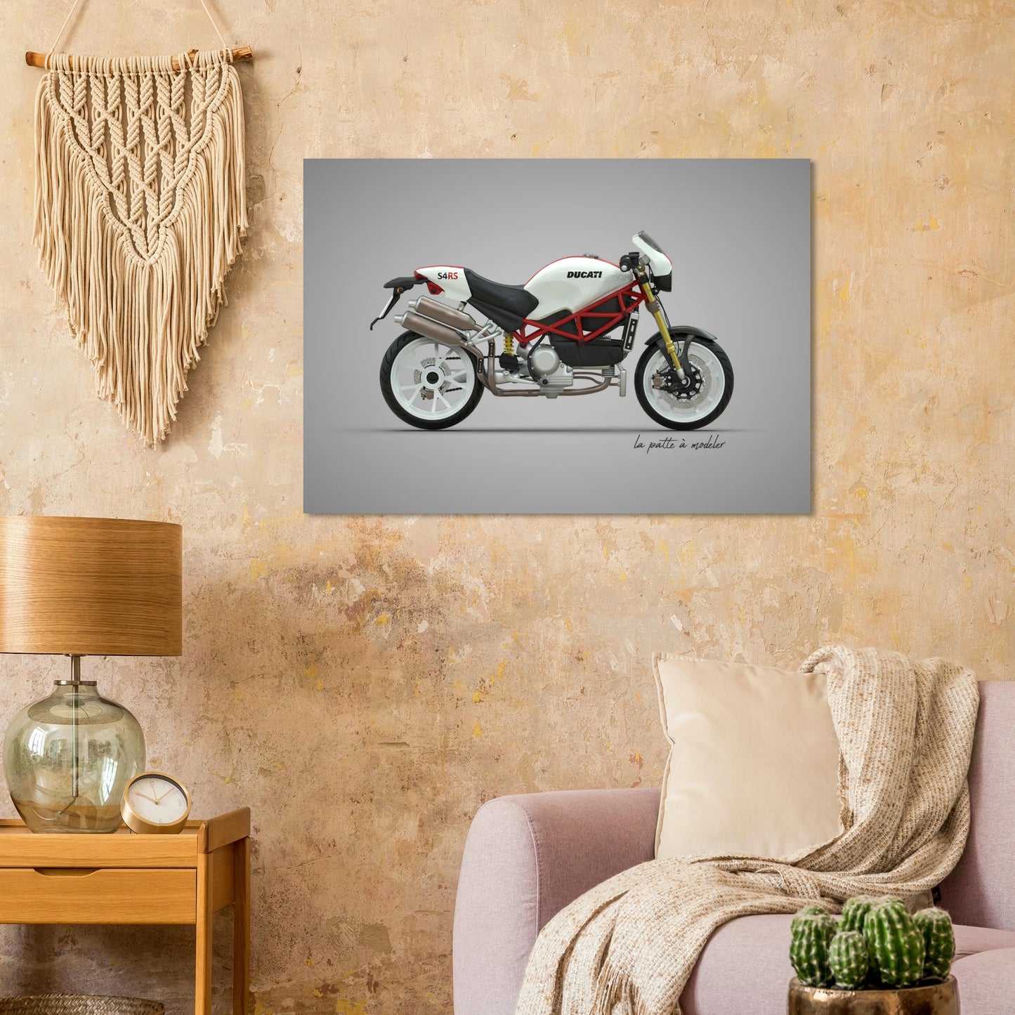 Italian Motorcycle Aluminum Print - Performance Icon Art