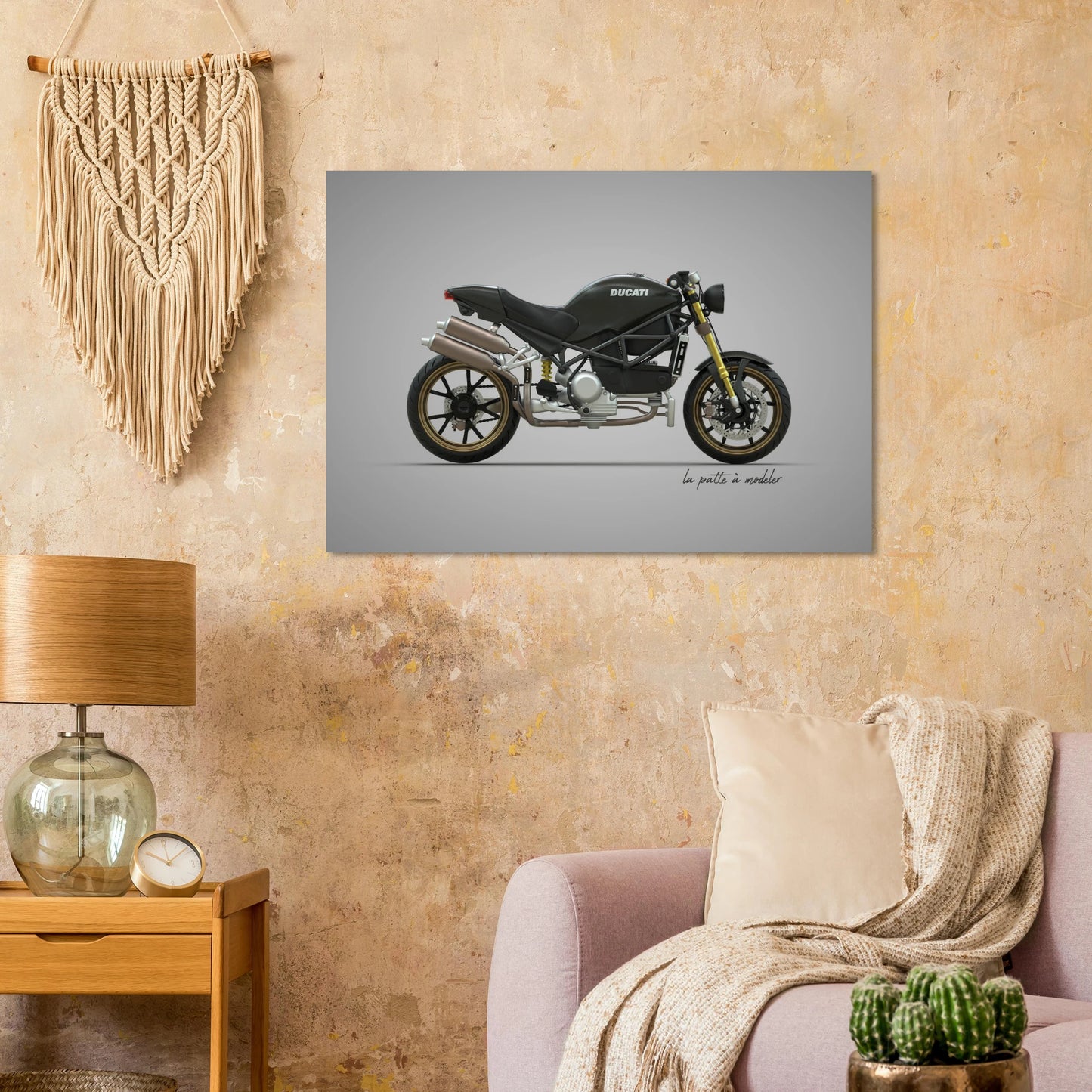 Italian Motorcycle Aluminum Print - Performance Heritage Art