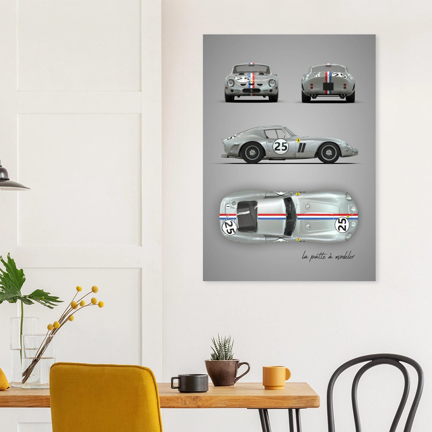 art, poster, aluminium print, wall art, automotive, gift, blueprint, car enthusiast, vintage car, classic car, motorcycle, race car, rally car, home decor