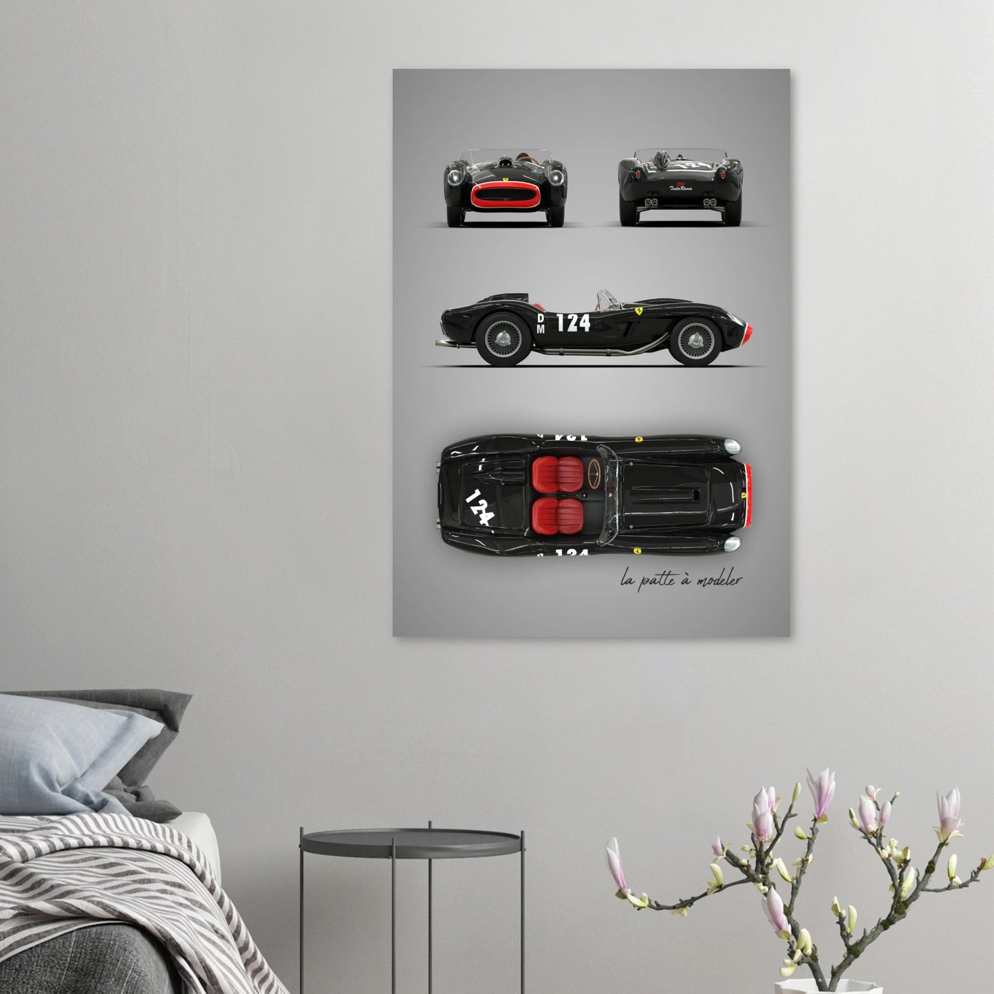 art, poster, aluminium print, wall art, automotive, gift, blueprint, car enthusiast, vintage car, classic car, motorcycle, race car, rally car, home decor