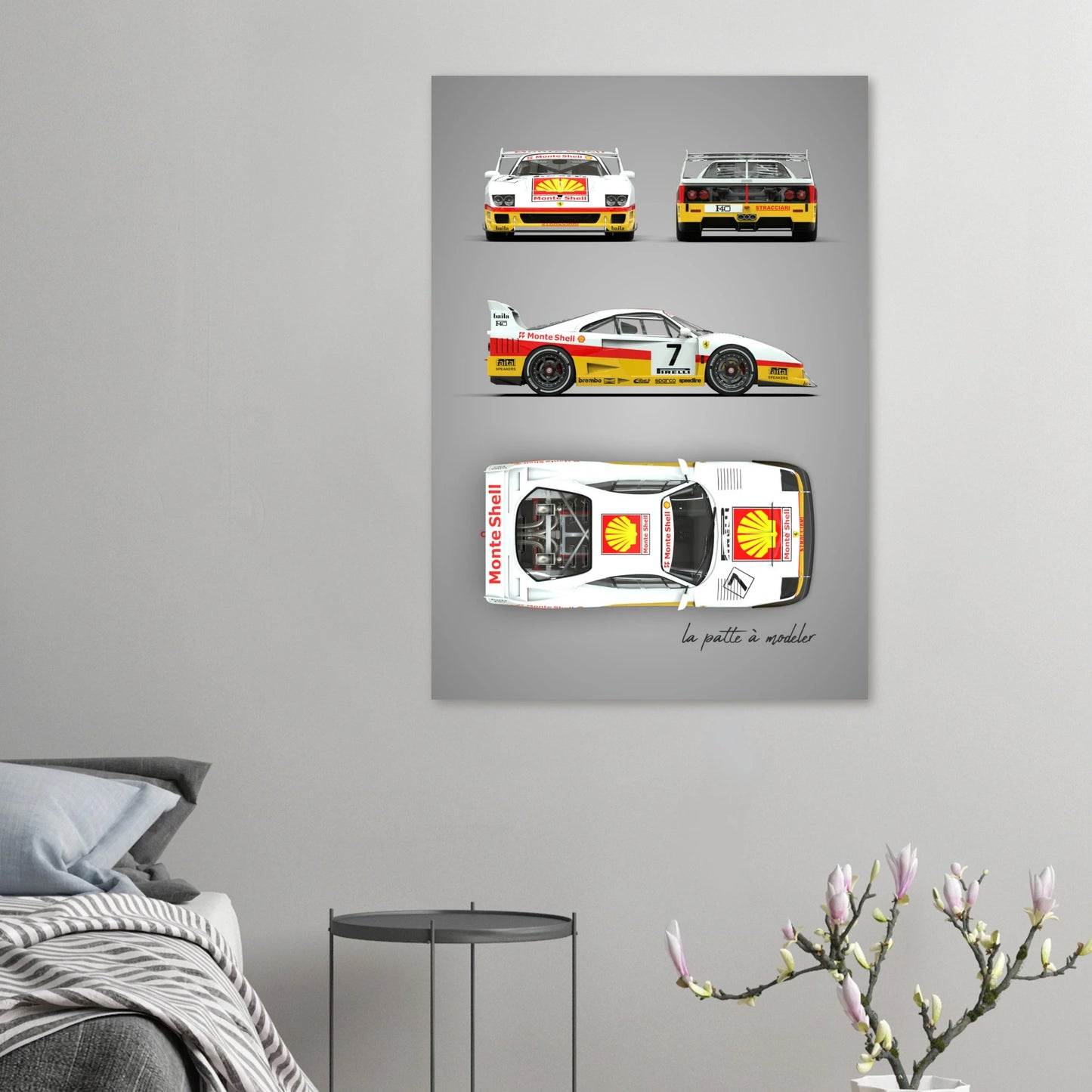 art, poster, aluminium print, wall art, automotive, gift, blueprint, car enthusiast, vintage car, classic car, motorcycle, race car, rally car, home decor