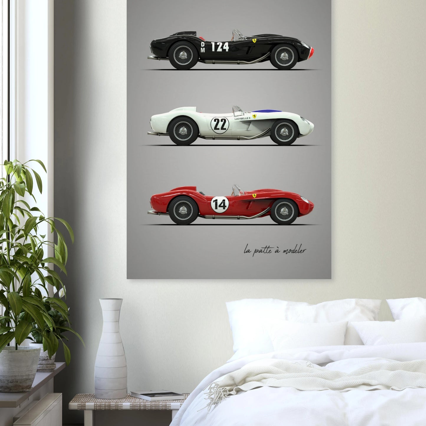 Italian Sports Car Poster - Classic Racing Art Print