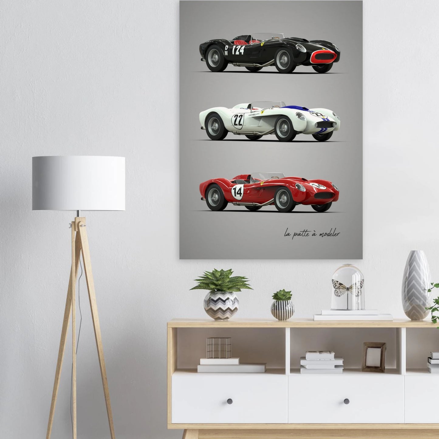 Italian GT Car Poster - Classic Sports Car Art Print