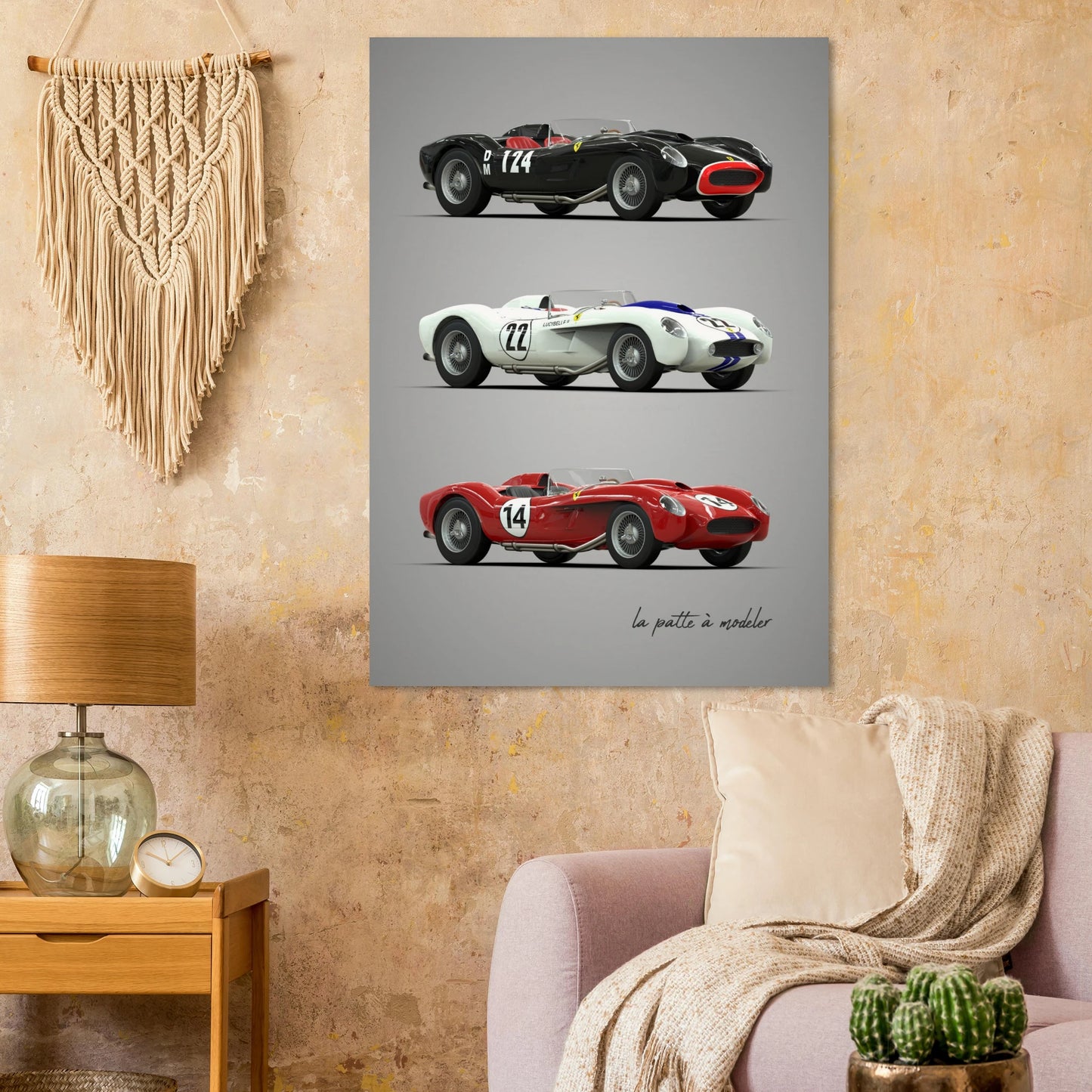 Italian GT Car Poster - Classic Sports Car Art Print