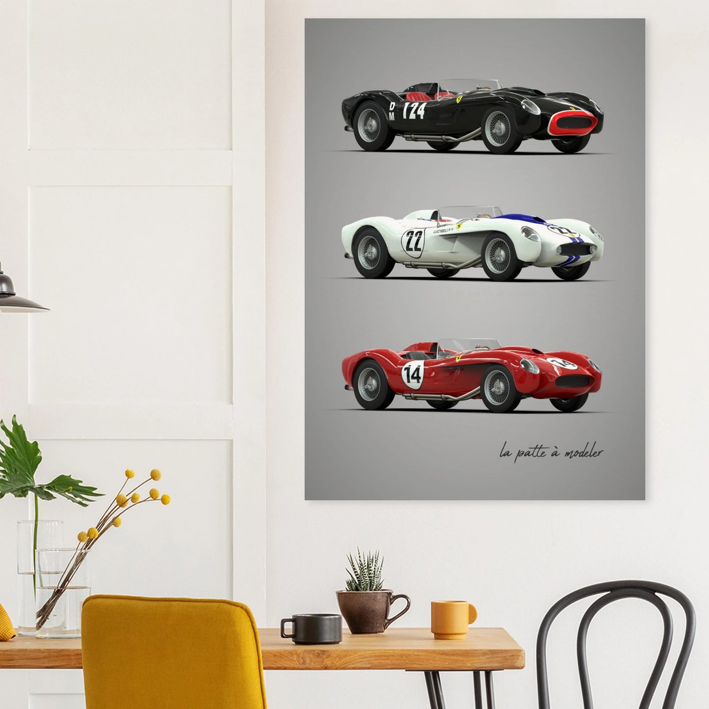 art, poster, aluminium print, wall art, automotive, gift, blueprint, car enthusiast, vintage car, classic car, motorcycle, race car, rally car, home decor