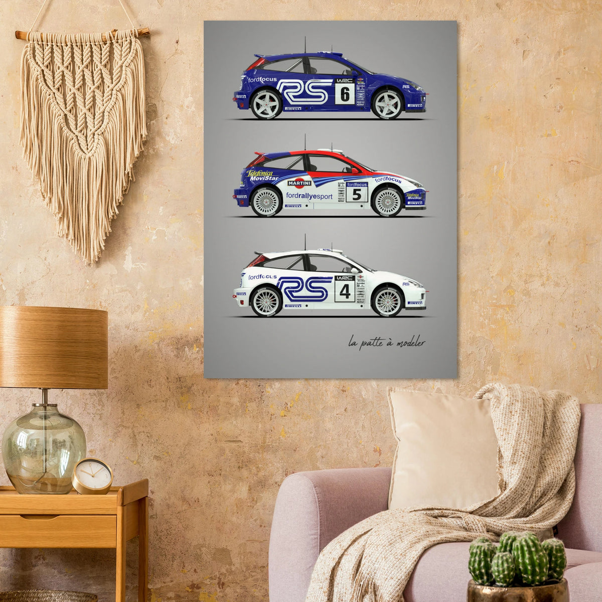 Modern Rally Car Poster - Championship Motorsport Art Print