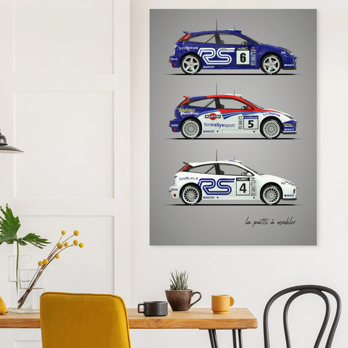 Modern Rally Car Poster - Championship Motorsport Art Print