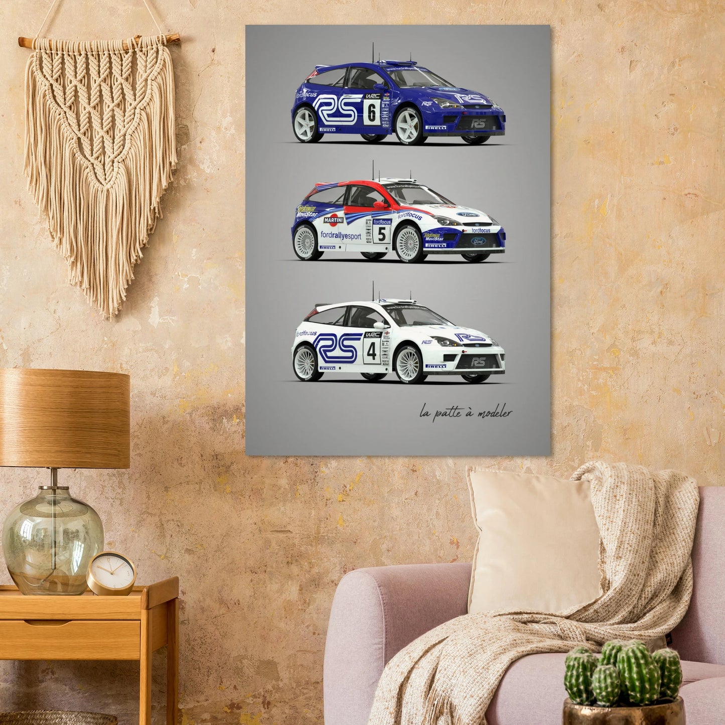 Rally Car Poster - Modern Championship Art Print