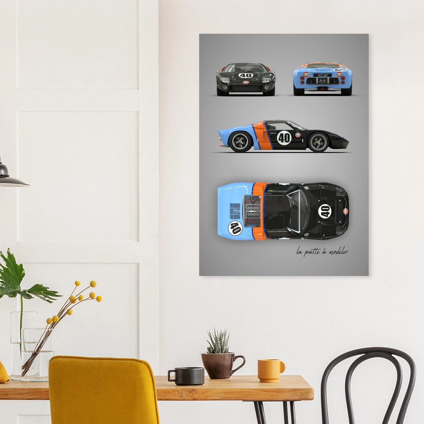 art, poster, aluminium print, wall art, automotive, gift, blueprint, car enthusiast, vintage car, classic car, motorcycle, race car, rally car, home decor