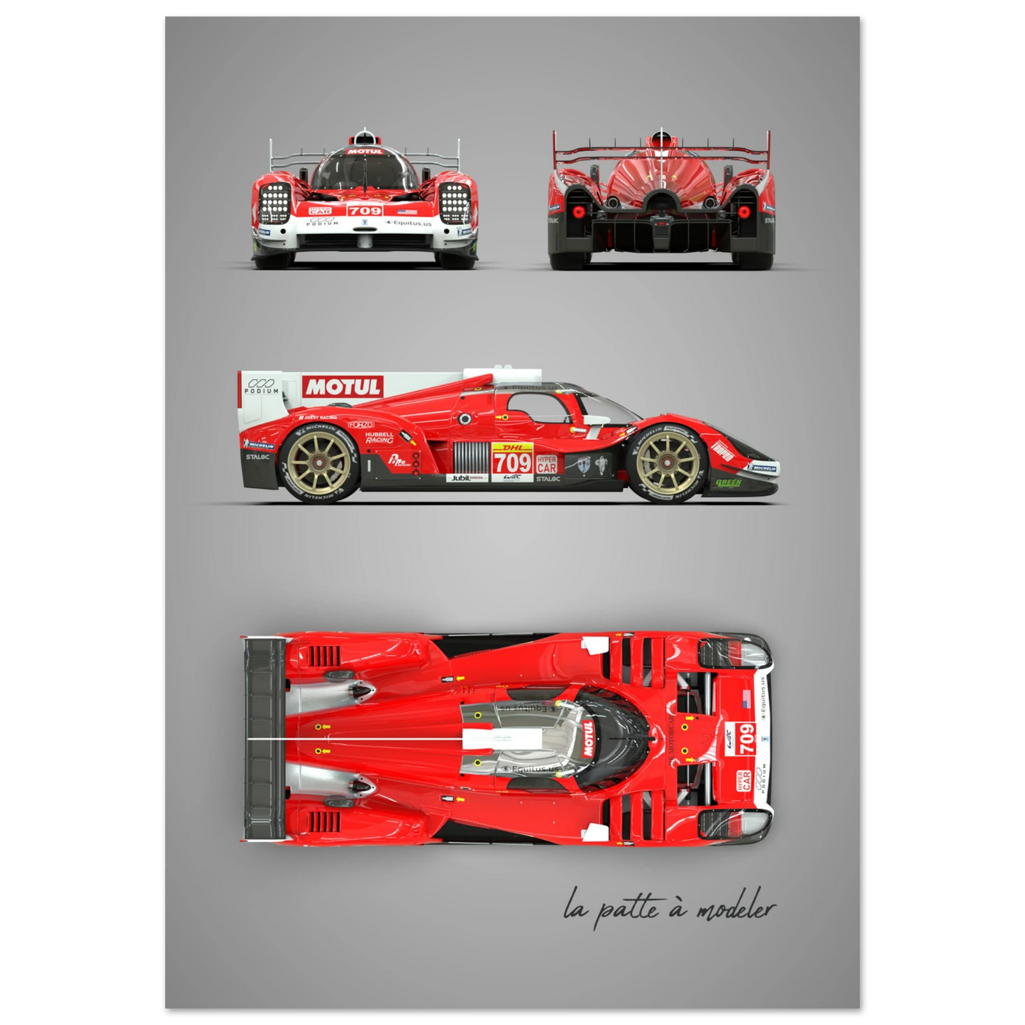 American Racing Legend Aluminum Print - Classic Can-Am Art