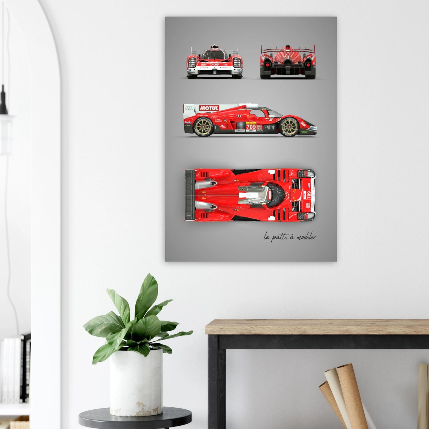 American Racing Legend Aluminum Print - Classic Can-Am Art