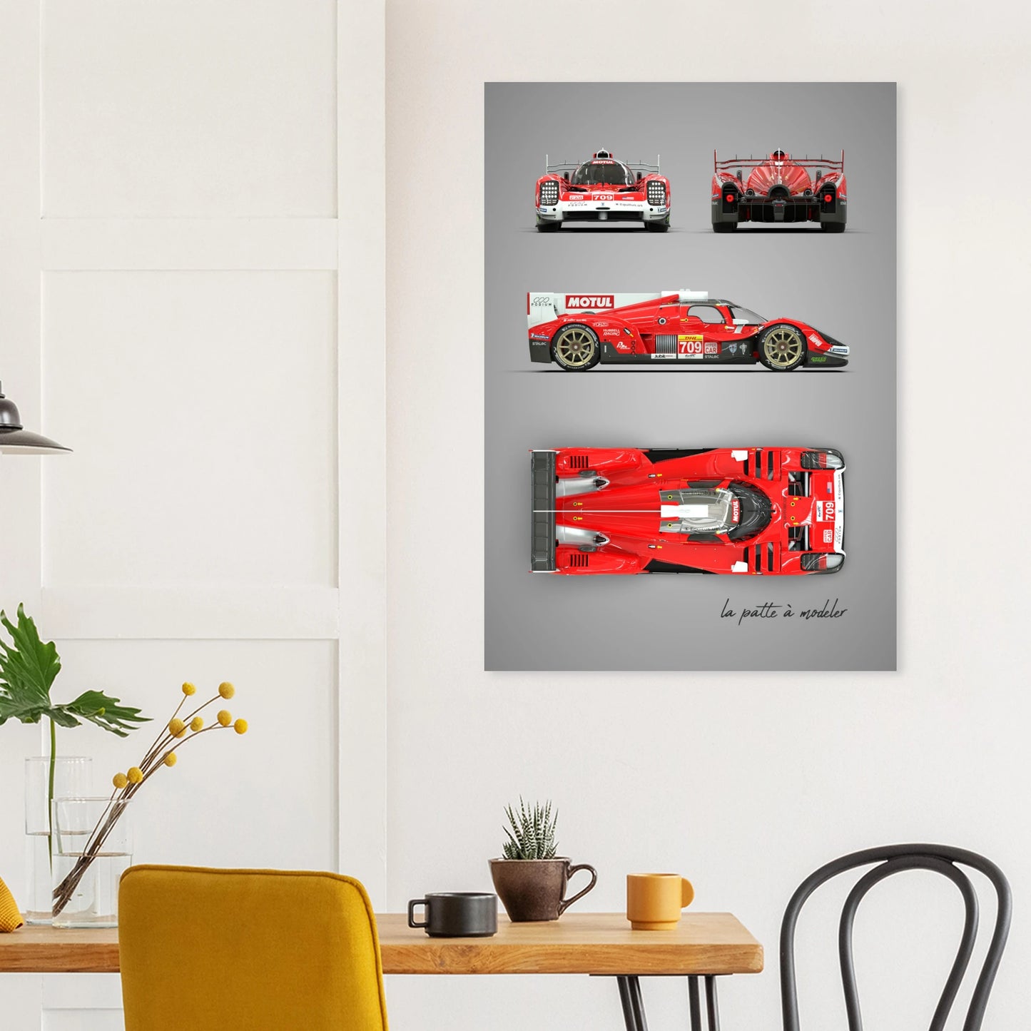 American Racing Legend Aluminum Print - Classic Can-Am Art