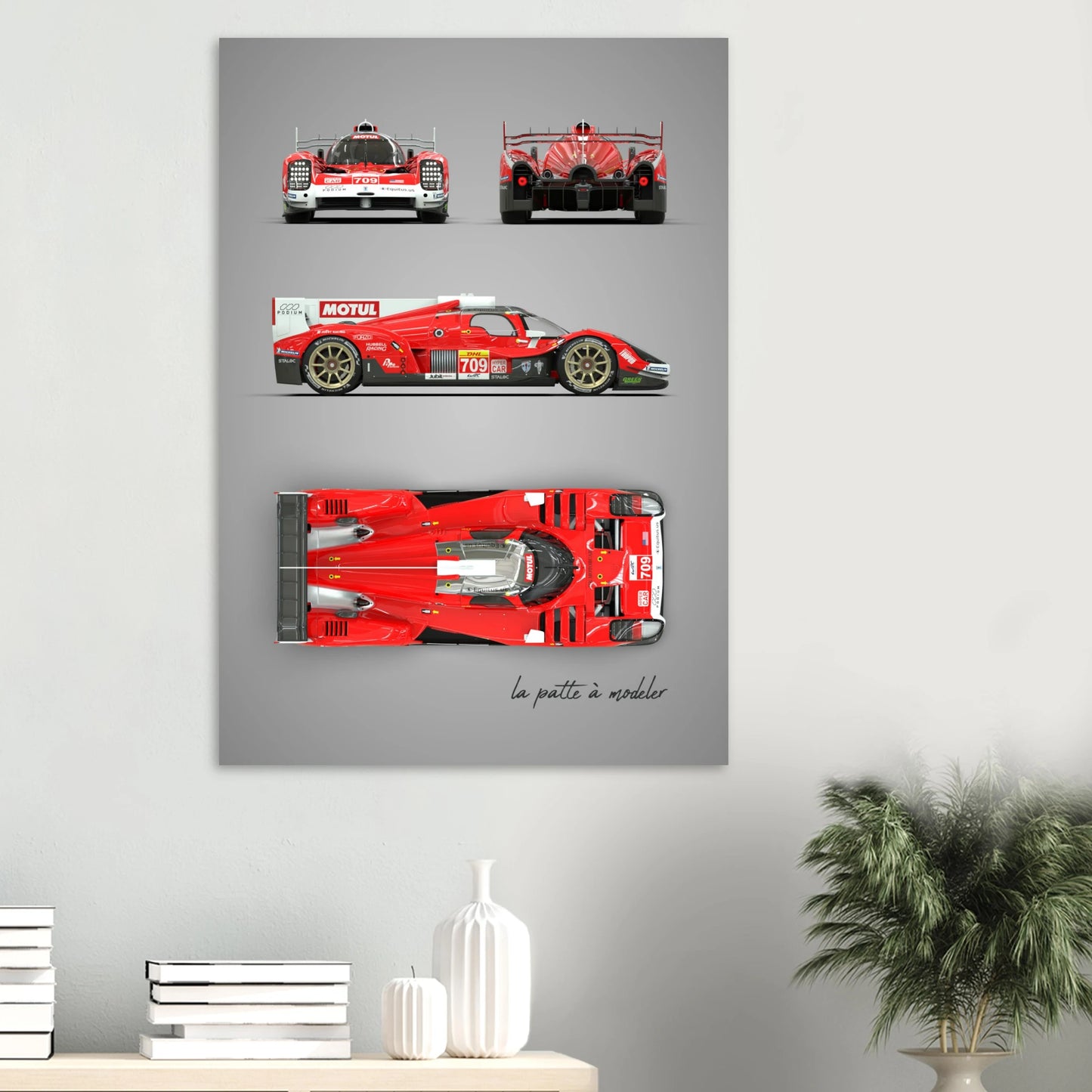 American Racing Legend Aluminum Print - Classic Can-Am Art