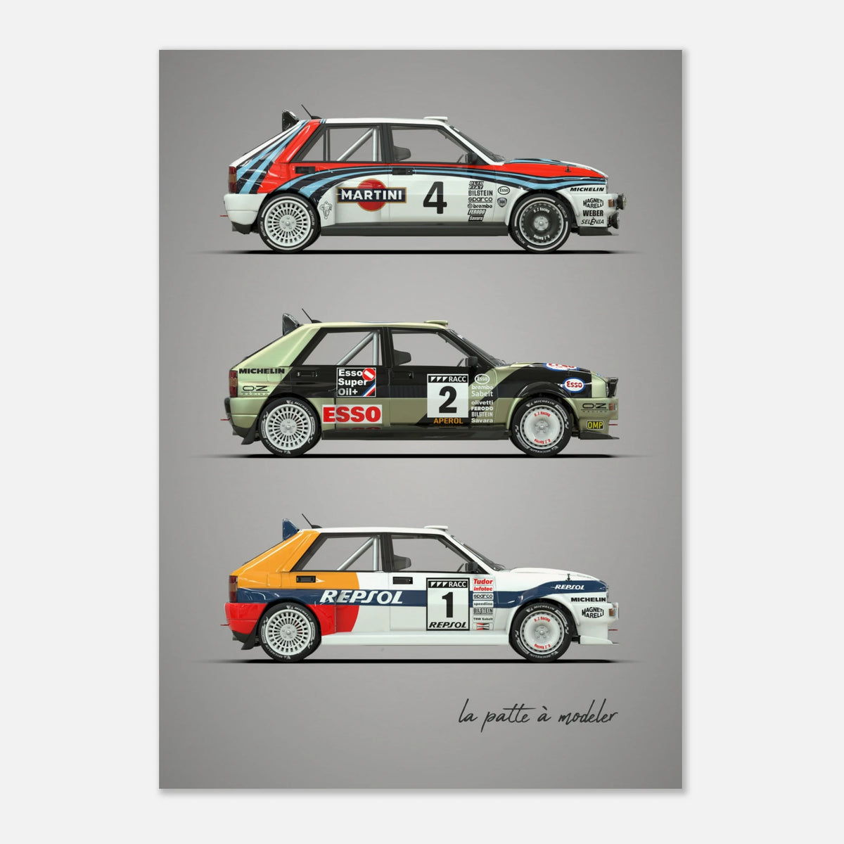 Italian Rally Legend Poster - Classic Motorsport Art Print