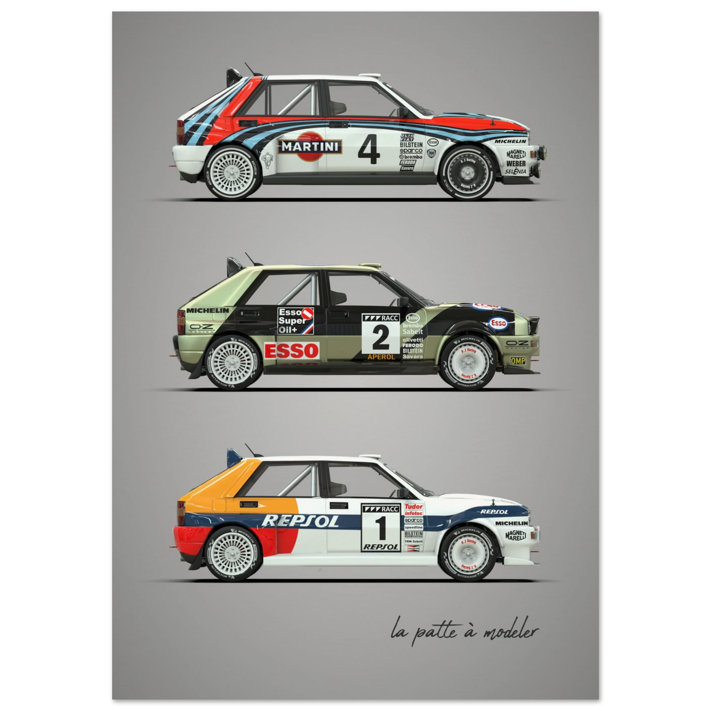 Italian Rally Legend Poster - Classic Motorsport Art Print