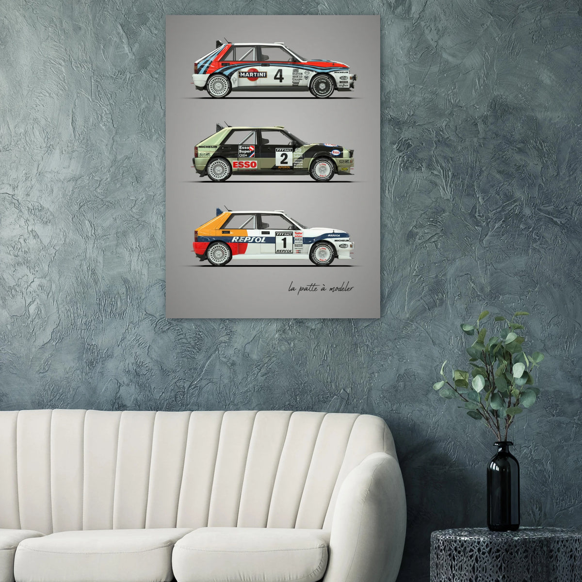 Italian Rally Legend Poster - Classic Motorsport Art Print