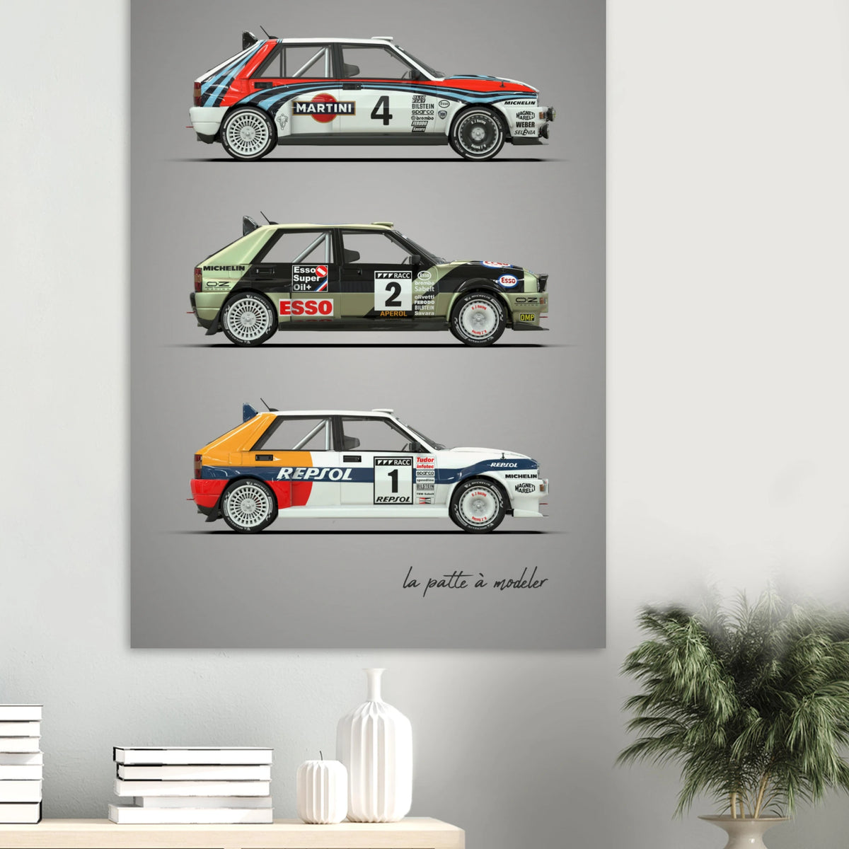 Italian Rally Legend Poster - Classic Motorsport Art Print