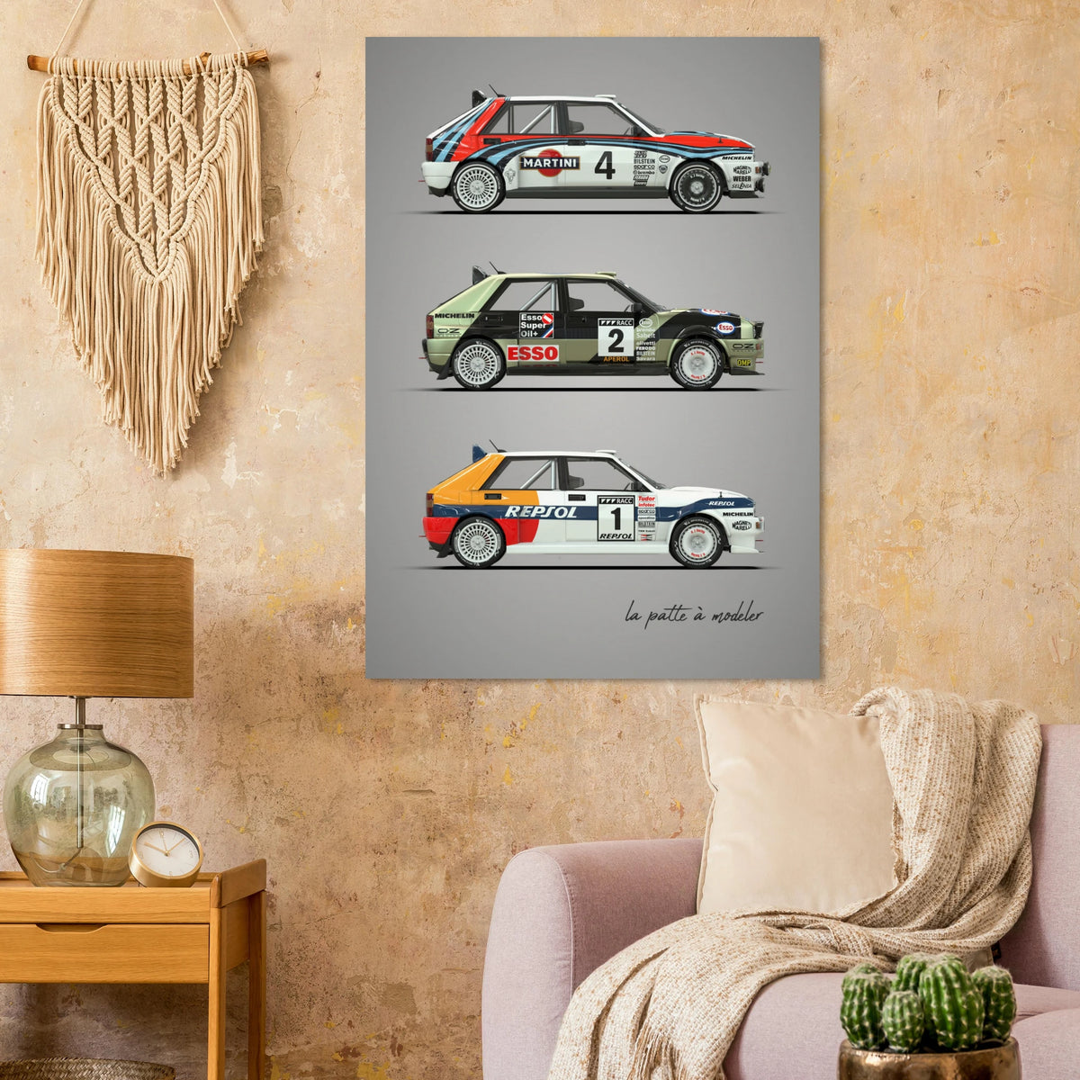 Italian Rally Legend Poster - Classic Motorsport Art Print