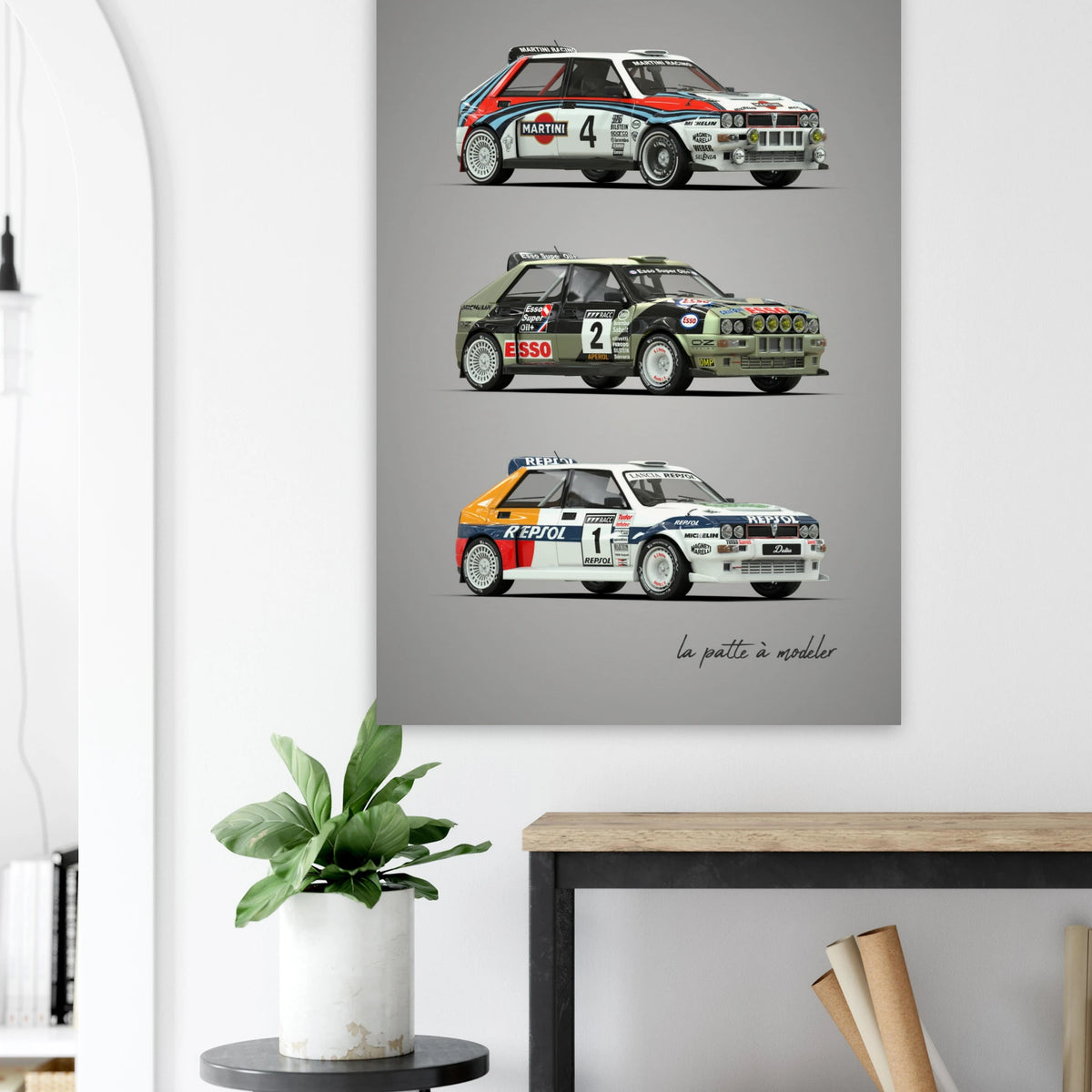 Italian Rally Car Poster - Group A Heritage Art Print