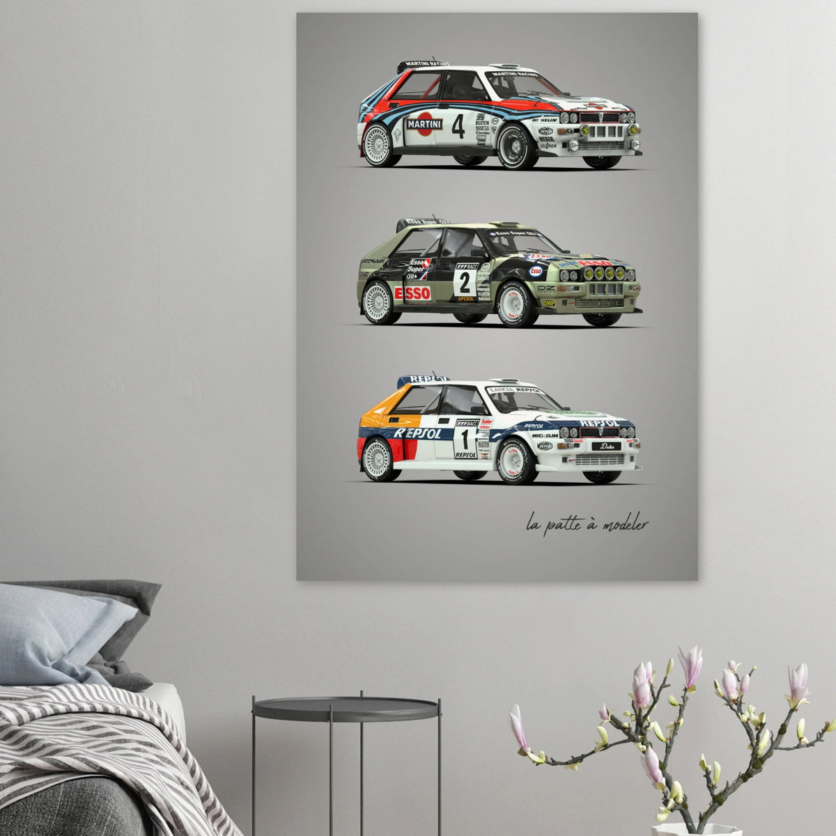Italian Rally Car Poster - Group A Heritage Art Print