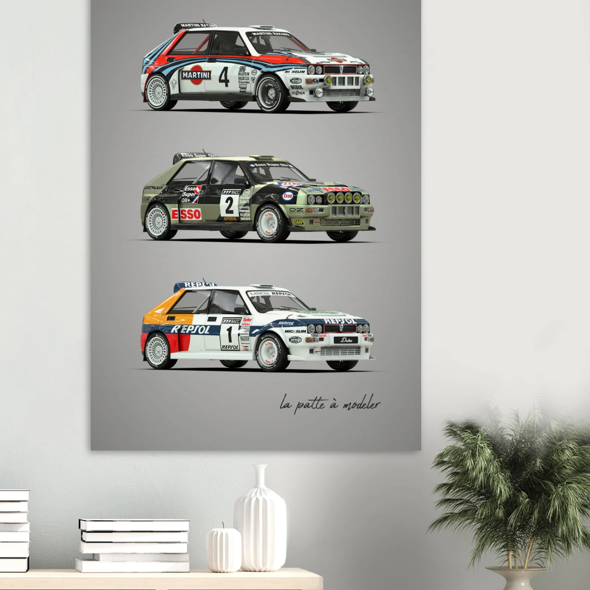 Italian Rally Car Poster - Group A Heritage Art Print