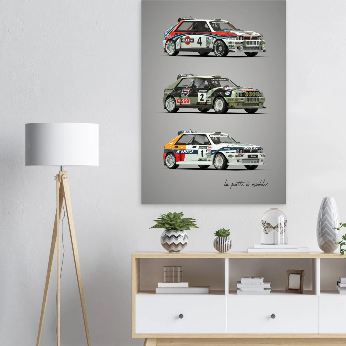 Italian Rally Car Poster - Group A Heritage Art Print