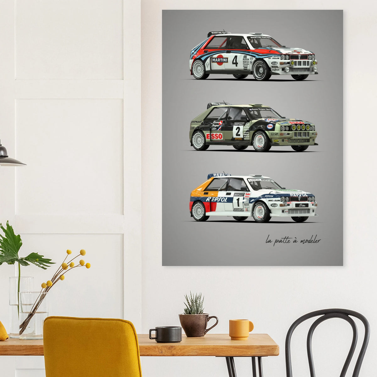 Italian Rally Car Poster - Group A Heritage Art Print