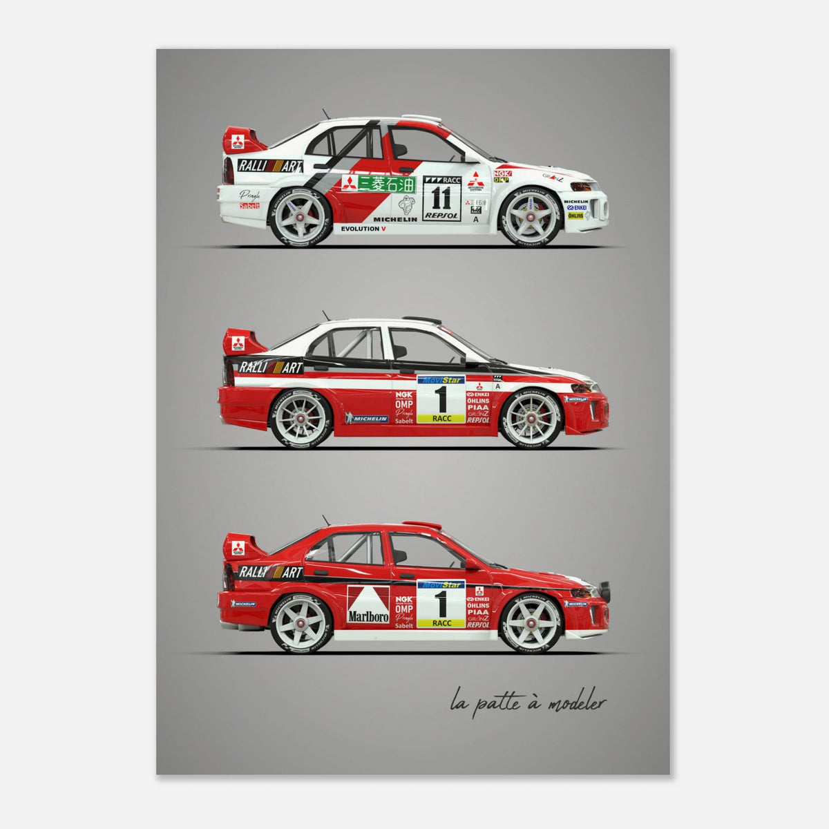 Japanese Rally Car Poster - Championship Motorsport Art Print