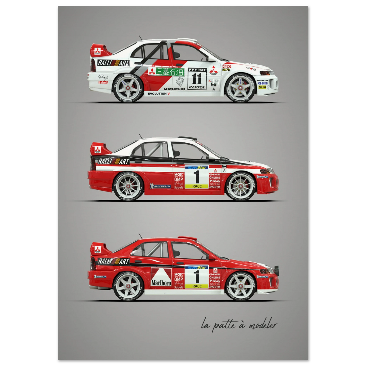 Japanese Rally Car Poster - Championship Motorsport Art Print