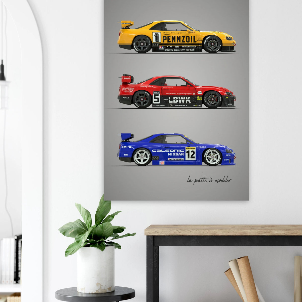 Japanese Sports Car Poster - JDM Performance Art Print