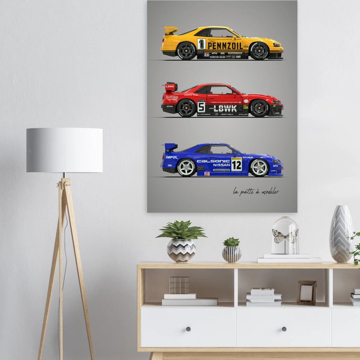 Japanese Sports Car Poster - JDM Performance Art Print